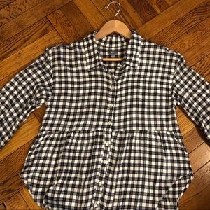 Aerie Soft Gingham Button Down Shirt